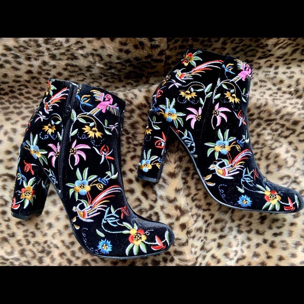 Embroidered Booties